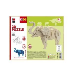 Alternative view of 3D sestavljanka - slon